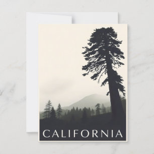 Californië-briefkaart Briefkaart
