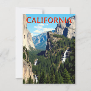 Californië-briefkaart Briefkaart