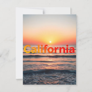 Californië-briefkaart Briefkaart