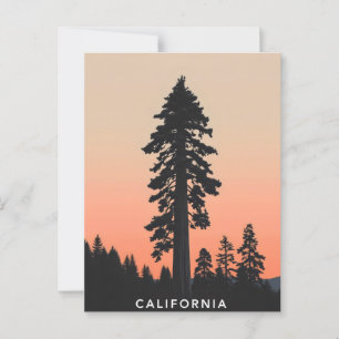 Californië-briefkaart Briefkaart