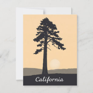 Californië-briefkaart Briefkaart