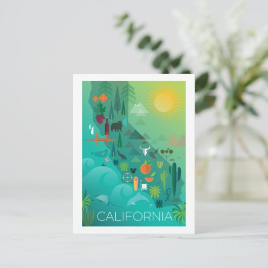 Californië-Briefkaart Briefkaart (Staand voorkant)