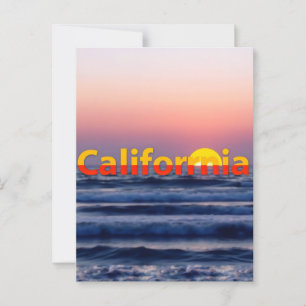 Californië-briefkaart Briefkaart