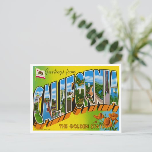  Californië-Briefkaart Briefkaart (Staand voorkant)