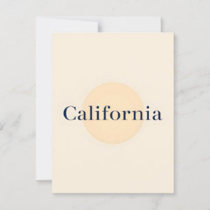Californië-briefkaart Briefkaart