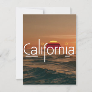 Californië-briefkaart Briefkaart