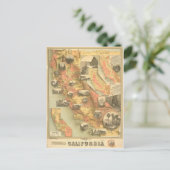  Californië-Briefkaart Feestdagenkaart (Staand voorkant)