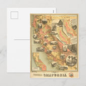  Californië-Briefkaart Feestdagenkaart (Voorkant / Achterkant)