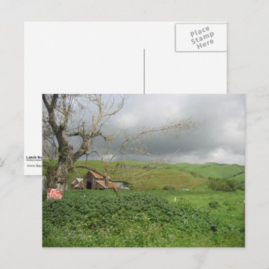 Californië-Briefkaart - Gilroy, Californië Briefkaart (Voorkant / Achterkant)