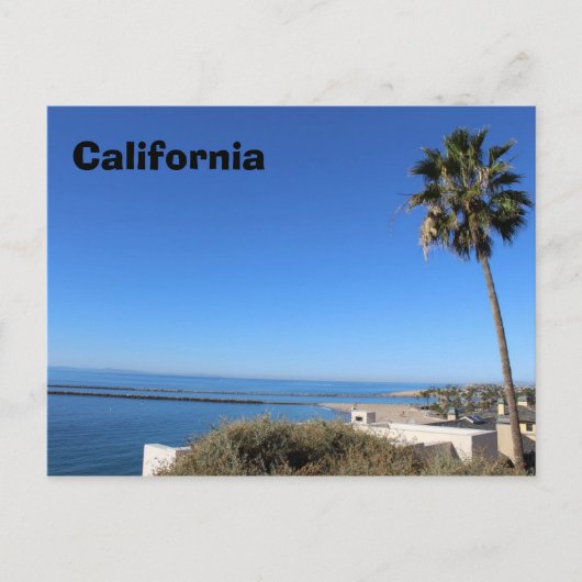 Californië Briefkaart strandtrip Souvenir Pacific (Voorkant)