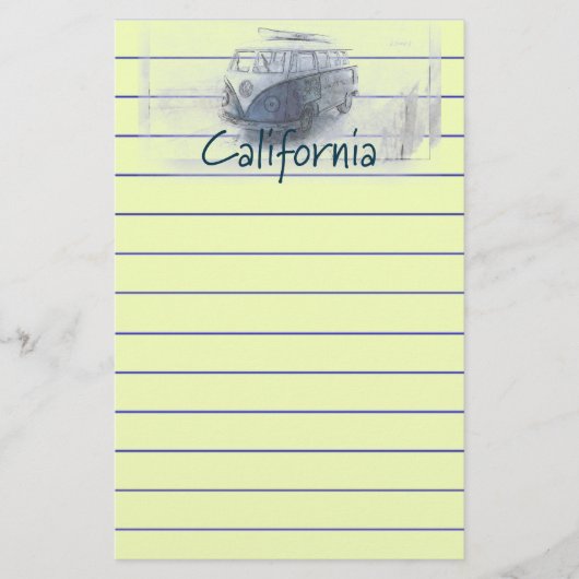 Californië Briefpapier (Voorkant)