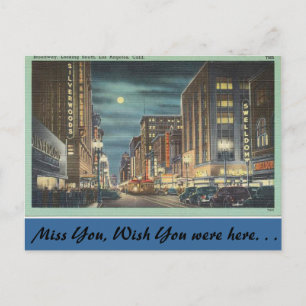 Californië, Broadway, Los Angeles Briefkaart