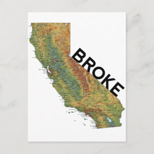 Californië - Broke Briefkaart