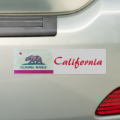 Californië Bumpersticker (Op auto)