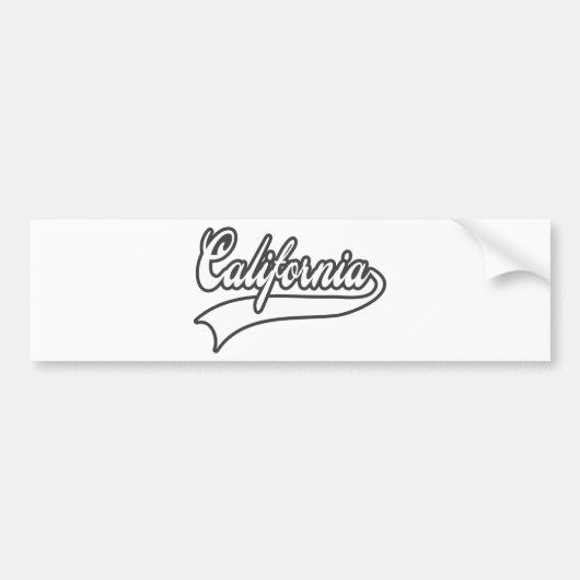 Californië Bumpersticker (Voorkant)