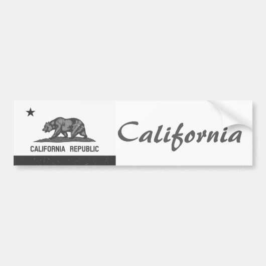 Californië Bumpersticker (Voorkant)