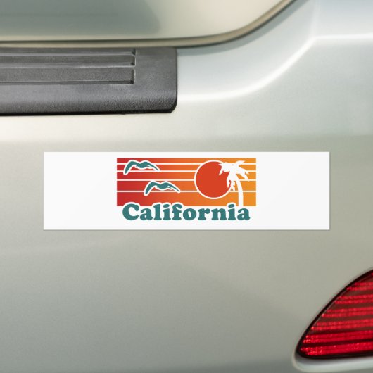 Californië Bumpersticker (Op auto)