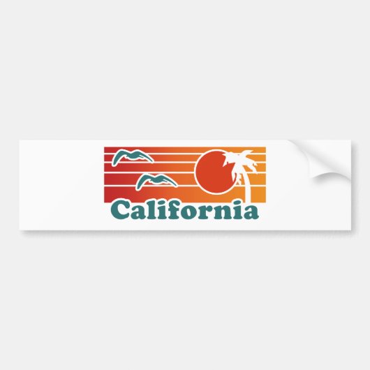 Californië Bumpersticker (Voorkant)