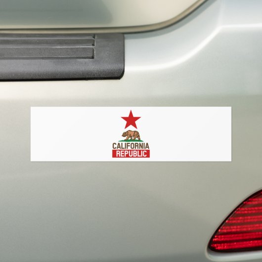 Californië Bumpersticker (Op auto)