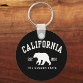 Californië CA Beer Sleutelhanger (Voorkant)