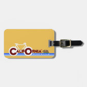 Californië CA fiets staat vlag Bagagelabel (Voorkant horizontaal)