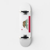 Californië Cali Republic Beer Flag, US States Skat Persoonlijk Skateboard (Voorkant)