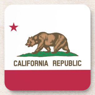 Californië Cali Republic Beer Flag, Verenigde Stat Bier Onderzetter