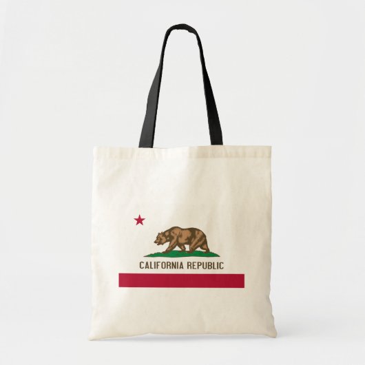 Californië Cali Republic Beer Flag, Verenigde Stat Tote Bag (Voorkant)