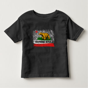 Californië: Cali-vlaggen: sociaal-noordelijk deel Kinder Shirts