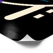 Californië: Cali-vlaggen: sociaal-noordelijk deel  Perfect Poster (Hoek)