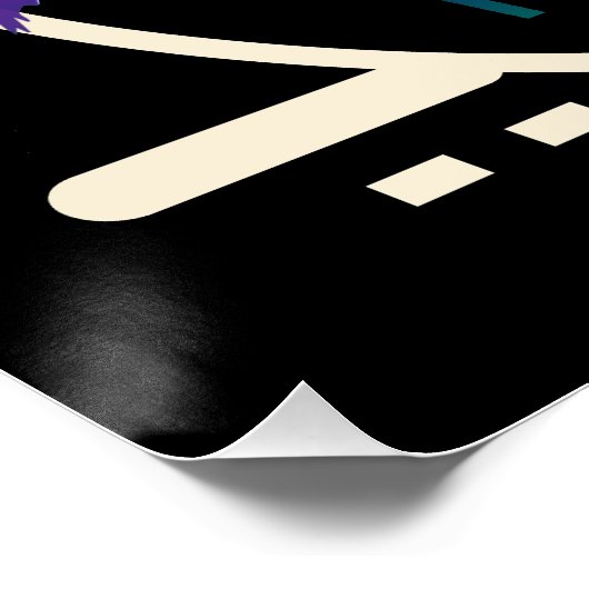 Californië: Cali-vlaggen: sociaal-noordelijk deel Perfect Poster (Hoek)