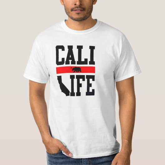 californië : californië is een land dat het leven  t-shirt (Voorkant)