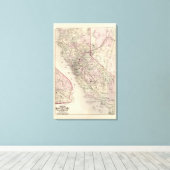 Californië Canvas Afdruk (Insitu (Houten vloer))