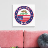 Californië Canvas Afdruk (Insitu (Woonkamer))