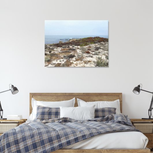 Californië Canvas: Asilomar Canvas Afdruk (Insitu (Slaapkamer))