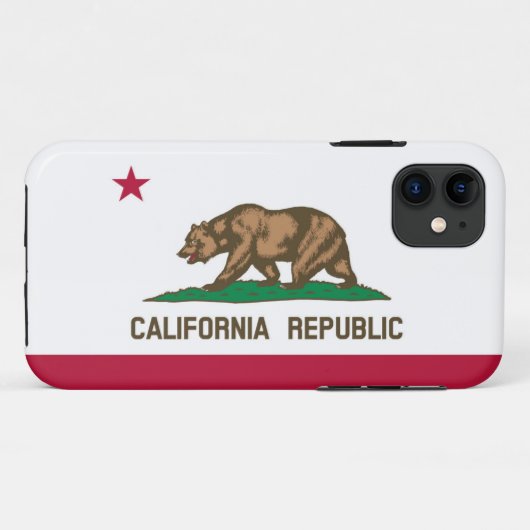 Californië Case-Mate iPhone Case (Achterkant (horizontaal))