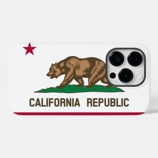 Californië Case-Mate iPhone Case (Achterkant (horizontaal))