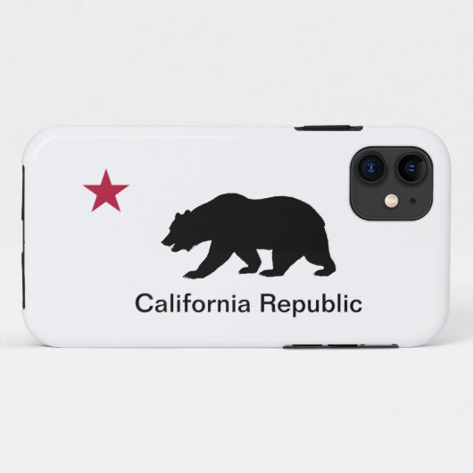 Californië Case-Mate iPhone Case (Achterkant (horizontaal))