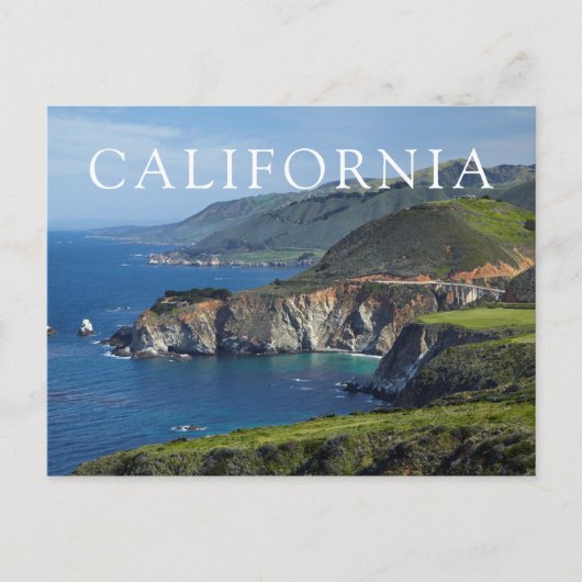 Californië Central Coast Briefkaart (Voorkant)