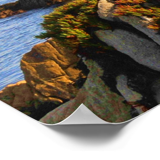 Californië Central Coast Poster (Hoek)