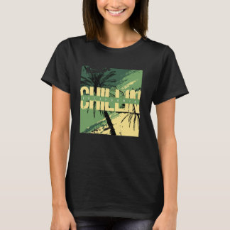 Californië Chilling Beach Palms Sun Party Zomer S T-shirt