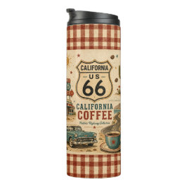 Californië Coffee Run Route 66 Stijl Thermosbeker