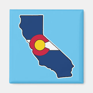 Californië Colorado vierkant magneet