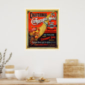 Californië - Cornucopia van de wereld Poster (Keuken)