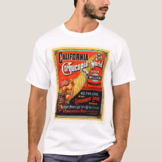 Californië - Cornucopia van de wereld T-shirt