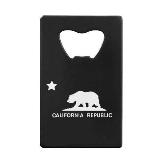 Californië Creditkaart Flessenopener (Voorkant)