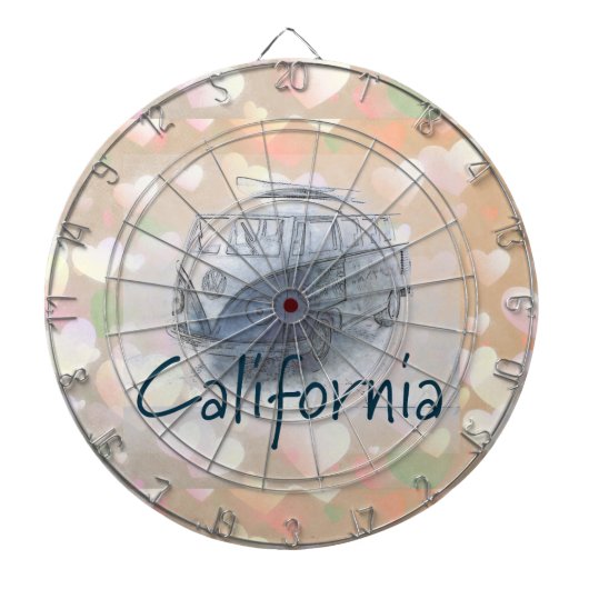 Californië Dartbord (Voorkant)
