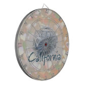 Californië Dartbord (Voorkant Links)