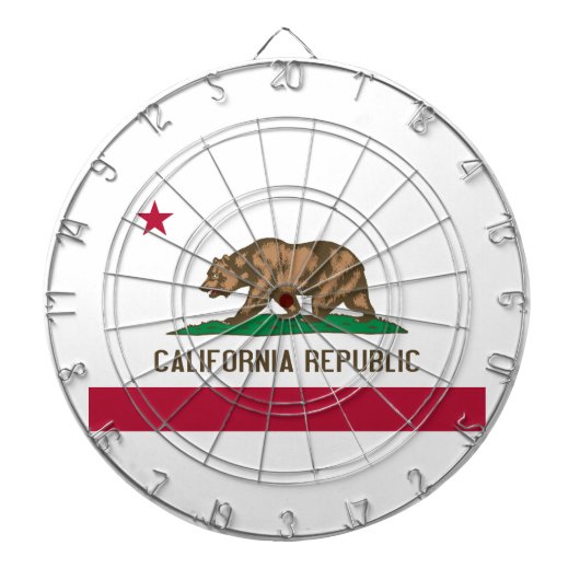 Californië Dartbord (Voorkant)