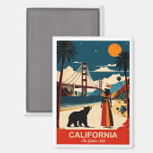 Californië: de Golden State Magnet (Voorkant / Achterkant)